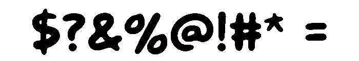 MORVEN Font OTHER CHARS