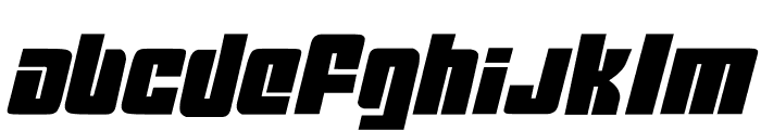 Mobile Infantry Font LOWERCASE
