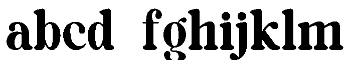 Mocha Brown DEMO Regular Font LOWERCASE