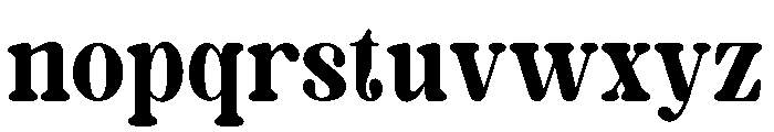 Mocha Brown DEMO Regular Font LOWERCASE