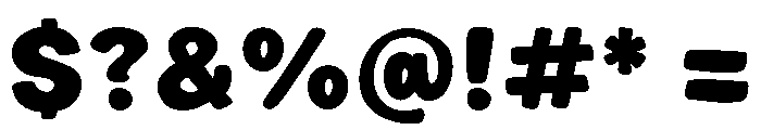 Mocha Choco Font OTHER CHARS