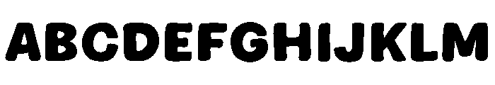 Mocha Choco Font UPPERCASE