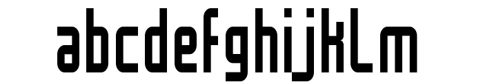 Mocha Condensed Regular Font LOWERCASE