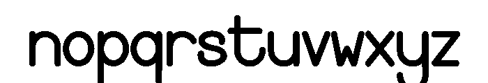 Mochacino Font LOWERCASE