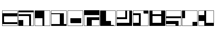 Moclan Font UPPERCASE