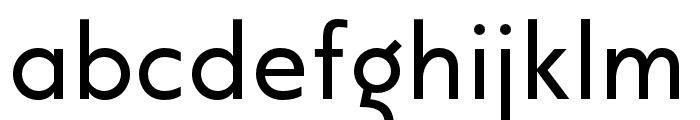 ModecoTrial-Regular Font LOWERCASE
