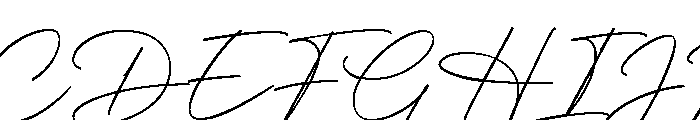 ModelistaSignature Font UPPERCASE