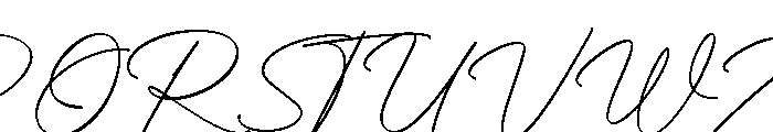 ModelistaSignature Font UPPERCASE
