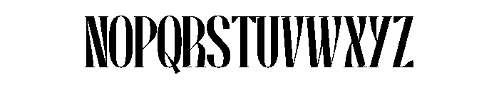 Moderica Font UPPERCASE