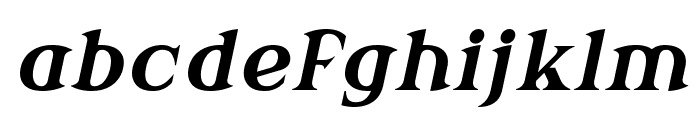 Modern Antiqua Bold Oblique Font LOWERCASE