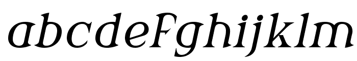 Modern Antiqua Book Oblique Font LOWERCASE