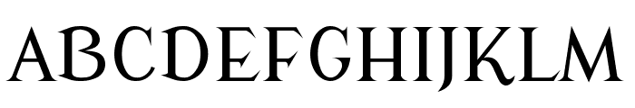 Modern Antiqua Regular Font UPPERCASE