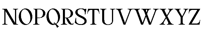 Modern Brush Style Serif Serif Font UPPERCASE