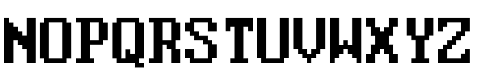 Modern DOS 8x16 Font UPPERCASE