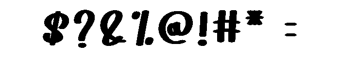 Modern Designer Font OTHER CHARS
