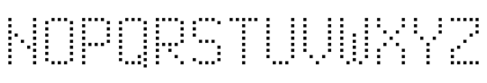 Modern Dot Digital-7 Font UPPERCASE