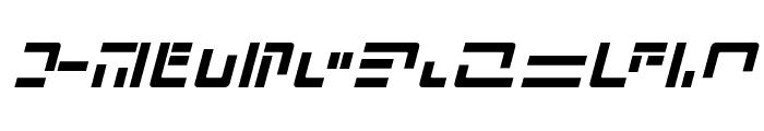 Modern Iaconic Italic Font LOWERCASE