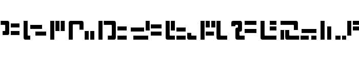 Modern Iaconic Font UPPERCASE