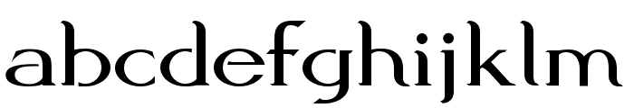 Modern KING Font LOWERCASE