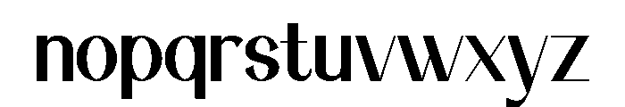 Modern Romance Regular Font LOWERCASE