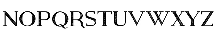 Modern Serif Eroded Font LOWERCASE