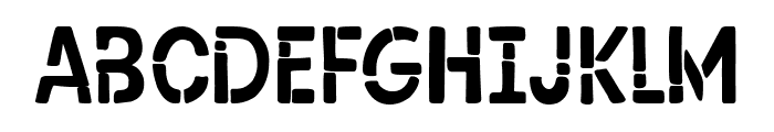 Modern Stencil FONT