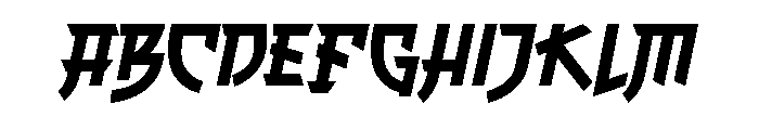 Modern Tokyo Regular Font UPPERCASE