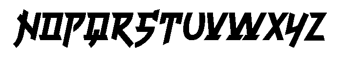 Modern Tokyo Regular Font LOWERCASE