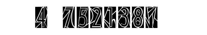 ModernStainedGlass Font OTHER CHARS