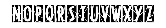 ModernStainedGlass Font LOWERCASE