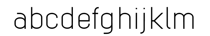 Modern_Mono Font LOWERCASE