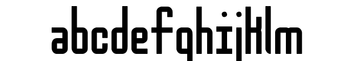 Moderna Of South St Font LOWERCASE