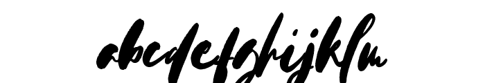 Moderna Script Regular Font LOWERCASE