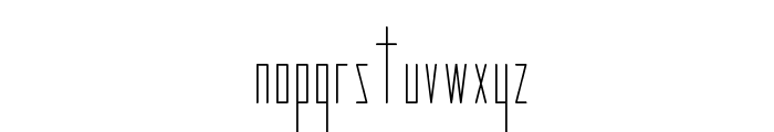 Modes Font LOWERCASE