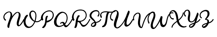 Modesta-Script Font UPPERCASE