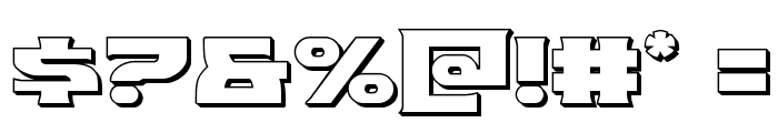 Modi Thorson 3D Regular Font OTHER CHARS