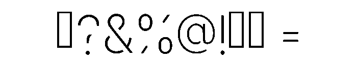Modrnt_urban Regular Font OTHER CHARS