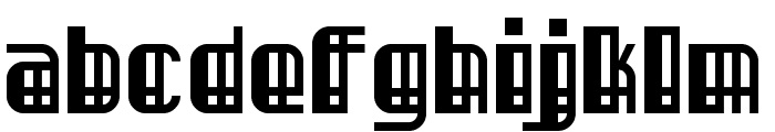 Modron March Condensed Regular Font LOWERCASE