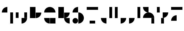 Modular III Font LOWERCASE