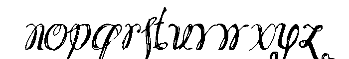 Moeflon Italic Font LOWERCASE