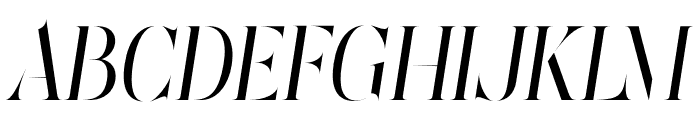 Moguine Serif PERSONAL USE Italic Font UPPERCASE