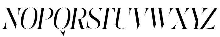 Moguine Serif PERSONAL USE Italic Font UPPERCASE