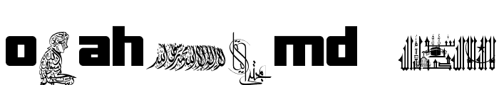 Mohammad RasoolAllah Font OTHER CHARS