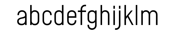 Mohave Light Font LOWERCASE