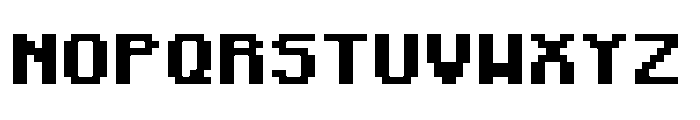 Mojang Bold Regular Font UPPERCASE