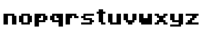 Mojang Bold Regular Font LOWERCASE