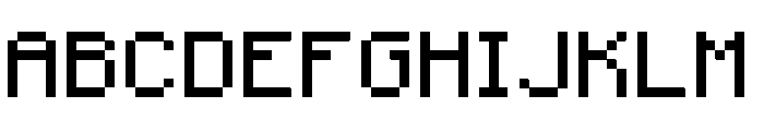 Mojang Regular Font UPPERCASE