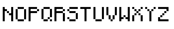 Mojang Regular Font UPPERCASE