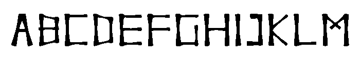 Molukken Vibes By Dhidi Regular Font UPPERCASE