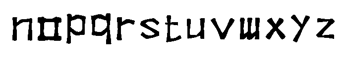 Molukken Vibes By Dhidi Regular Font LOWERCASE